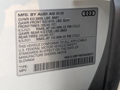 2025 Audi Q7 Premium Plus 55 TFSI quattro