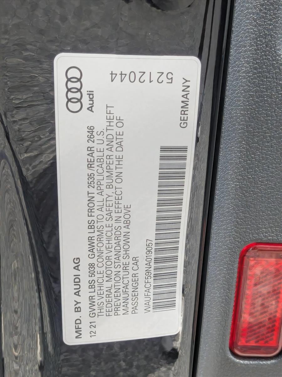 2022 Audi A5 Sportback S line Premium Plus 45 TFSI quattro