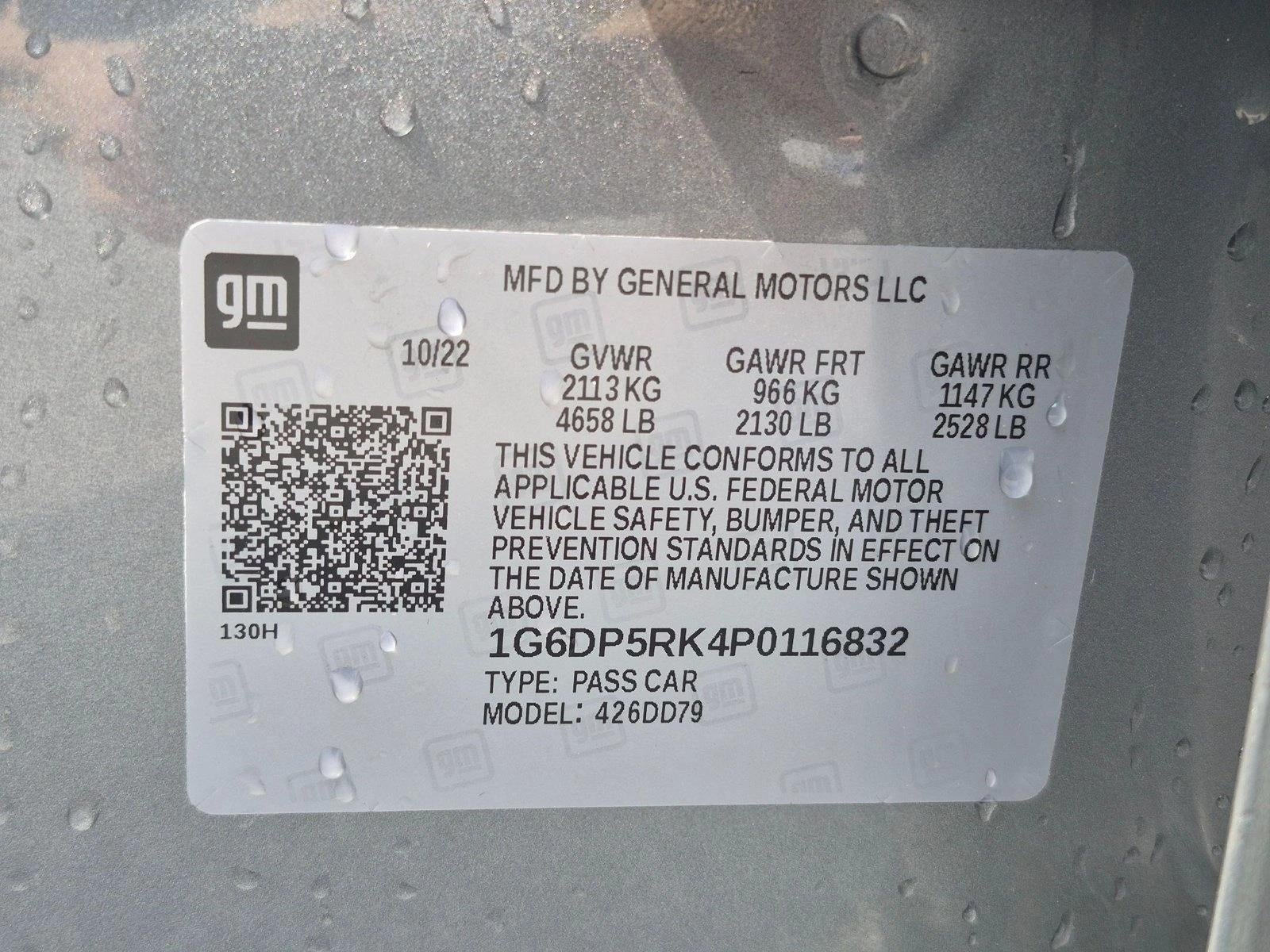 2023 Cadillac CT5 4dr Sdn Sport