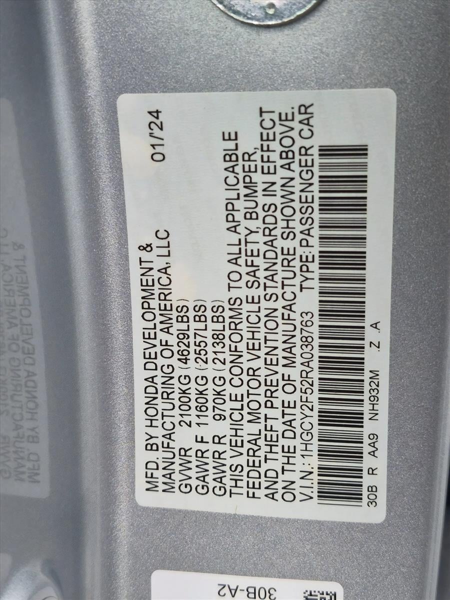 2024 Honda Accord Hybrid Sport Sedan