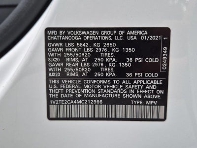 2021 Volkswagen Atlas Cross Sport 3.6L V6 SEL Premium 4MOTION