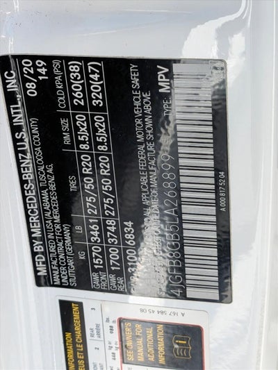 2020 Mercedes-Benz GLE GLE 580 4MATIC® SUV