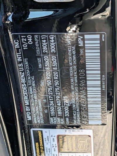 2022 Mercedes-Benz GLS GLS 450 4MATIC® SUV