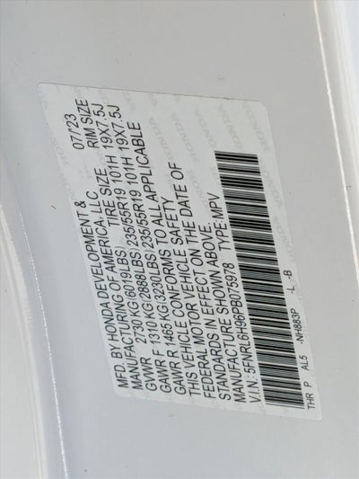 2023 Honda Odyssey Elite Auto