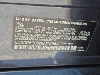 2022 BMW X5 xDrive40i Sports Activity Vehicle