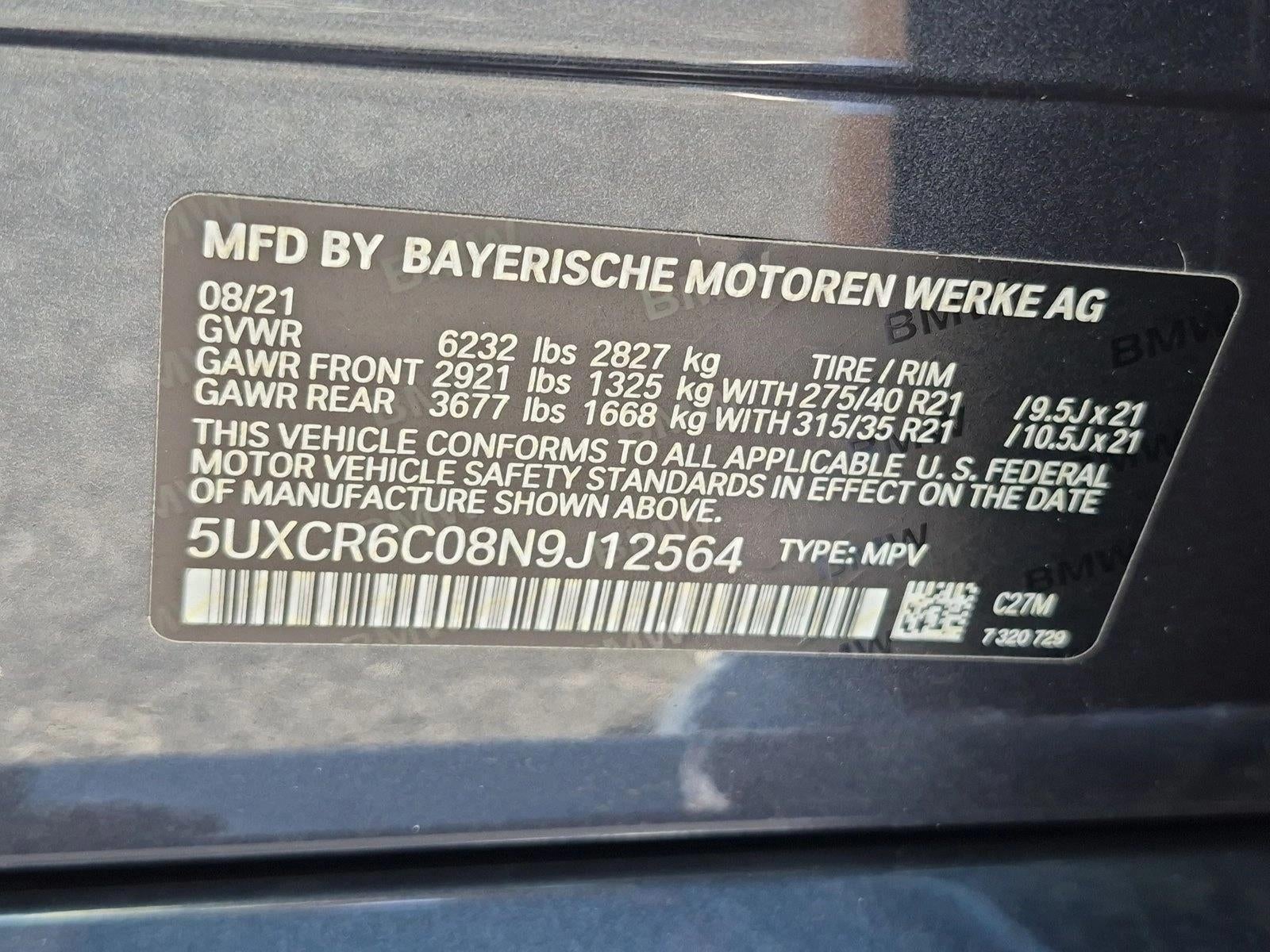 2022 BMW X5 xDrive40i Sports Activity Vehicle