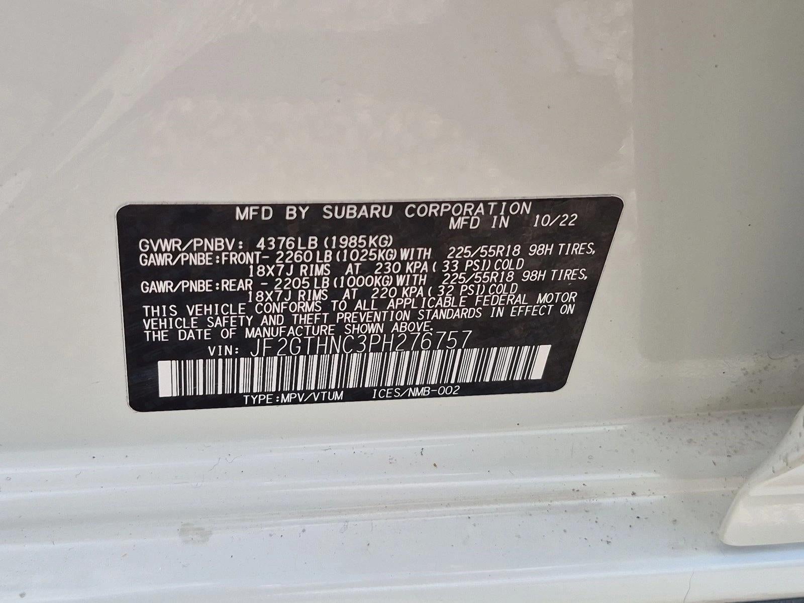 2023 Subaru Crosstrek Limited CVT