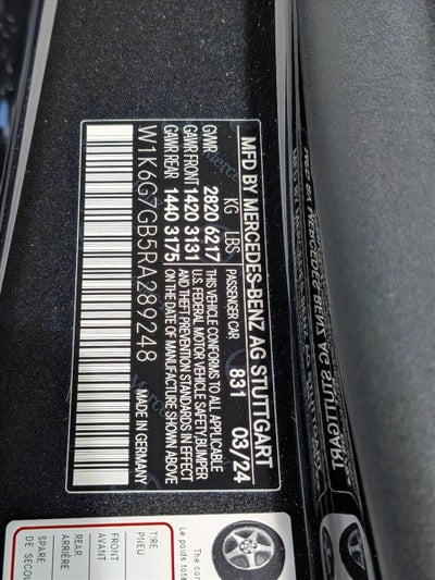 2024 Mercedes-Benz S-Class S 580 4MATIC® Sedan