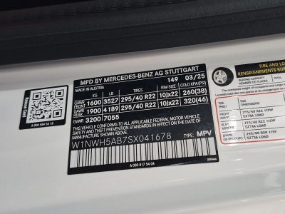 2025 Mercedes-Benz G-Class AMG® G 63 SUV