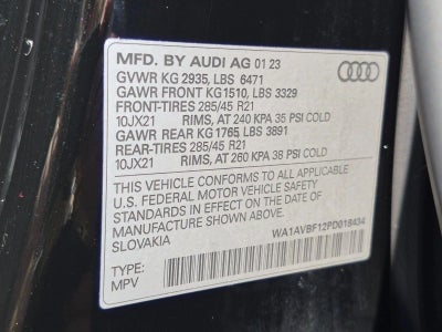 2023 Audi Q8 Premium 55 TFSI quattro