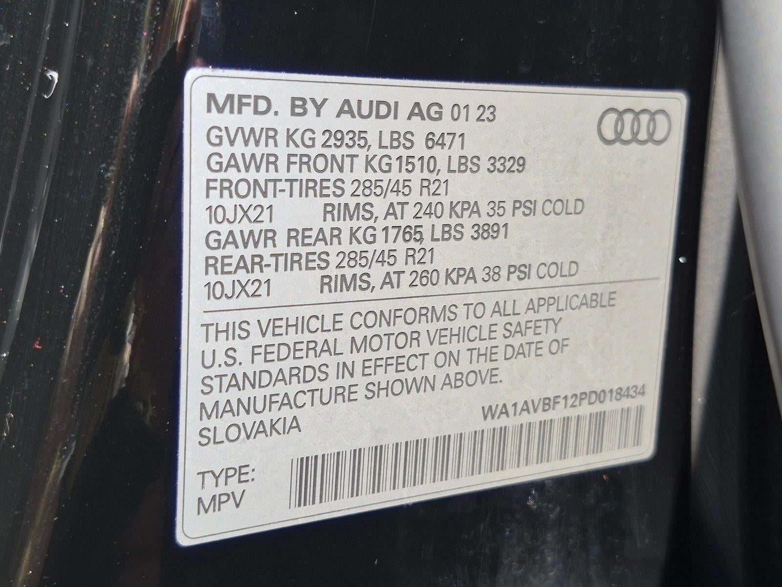 2023 Audi Q8 Premium 55 TFSI quattro