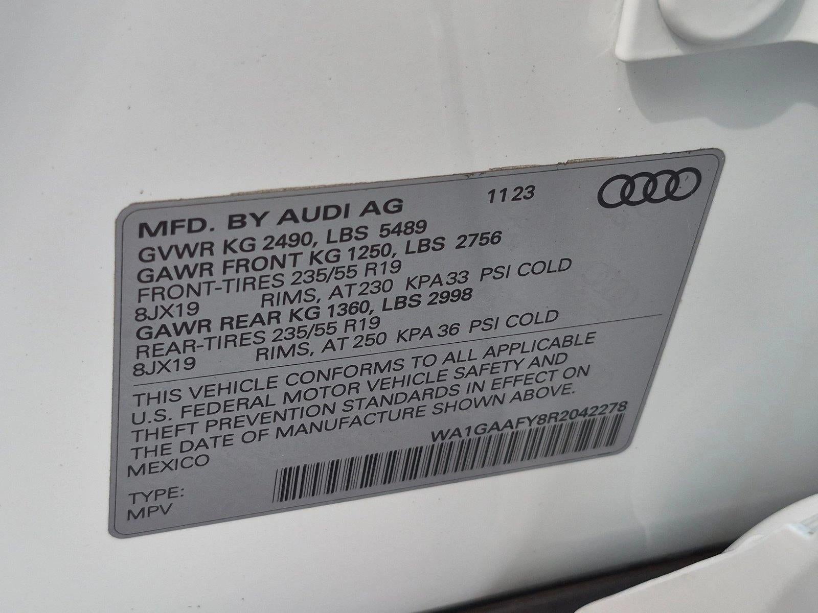 2024 Audi Q5 S line Premium 45 TFSI quattro