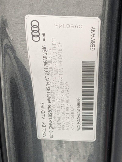 2018 Audi S4 3.0 TFSI Premium Plus quattro AWD