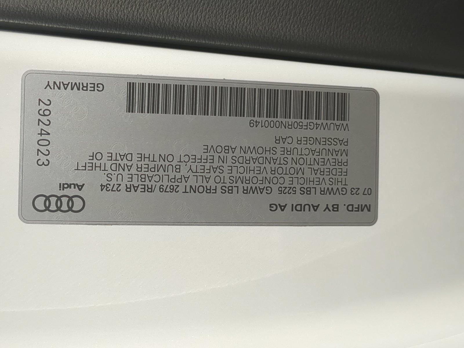 2024 Audi S5 Cabriolet Premium Plus 3.0 TFSI quattro