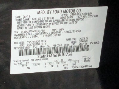 2015 Lincoln MKT EcoBoost