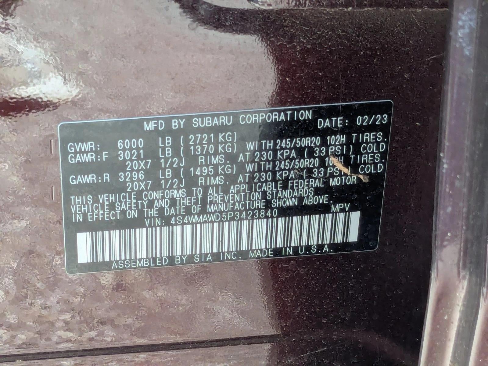 2023 Subaru Ascent Touring