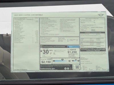 2025 MINI Convertible Cooper
