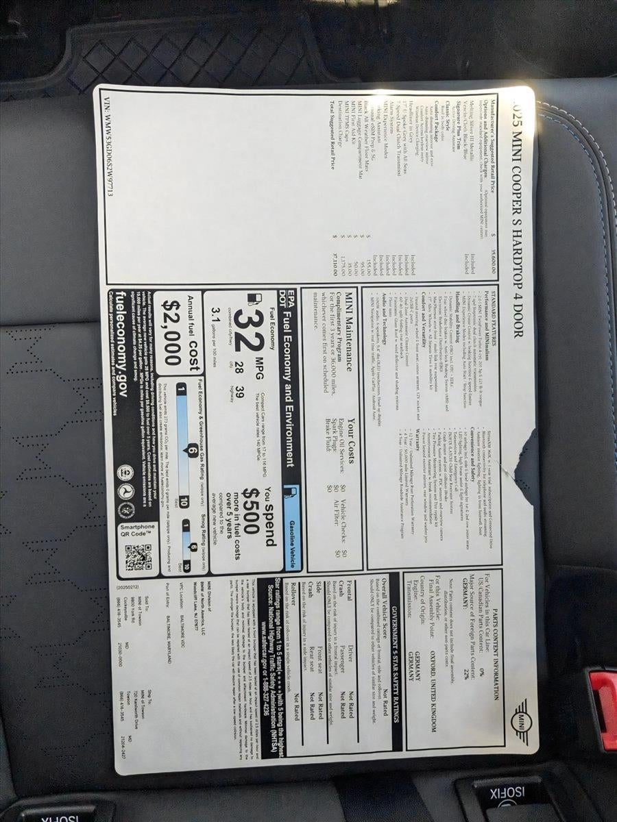 2025 MINI Hardtop 4 Door Cooper S