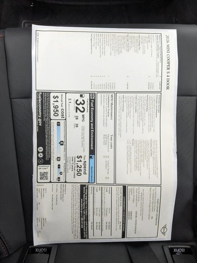 2026 MINI Cooper S Hardtop 4 Door Iconic Base