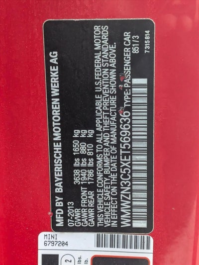 2014 MINI Cooper Convertible Base