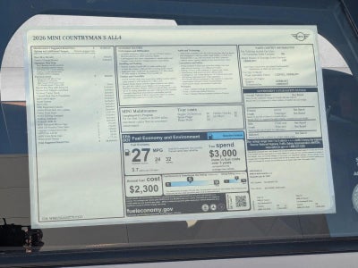 2026 MINI Cooper S Countryman ALL4 Base