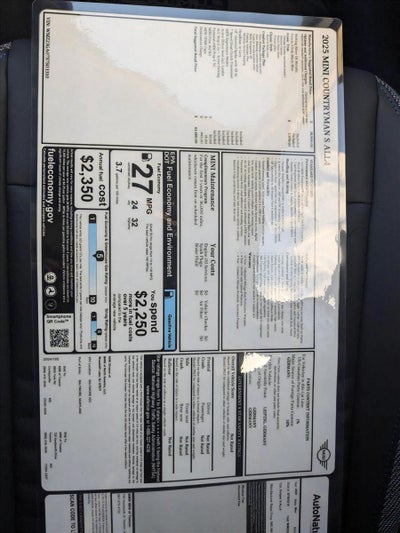 2025 MINI Countryman All4 Cooper S