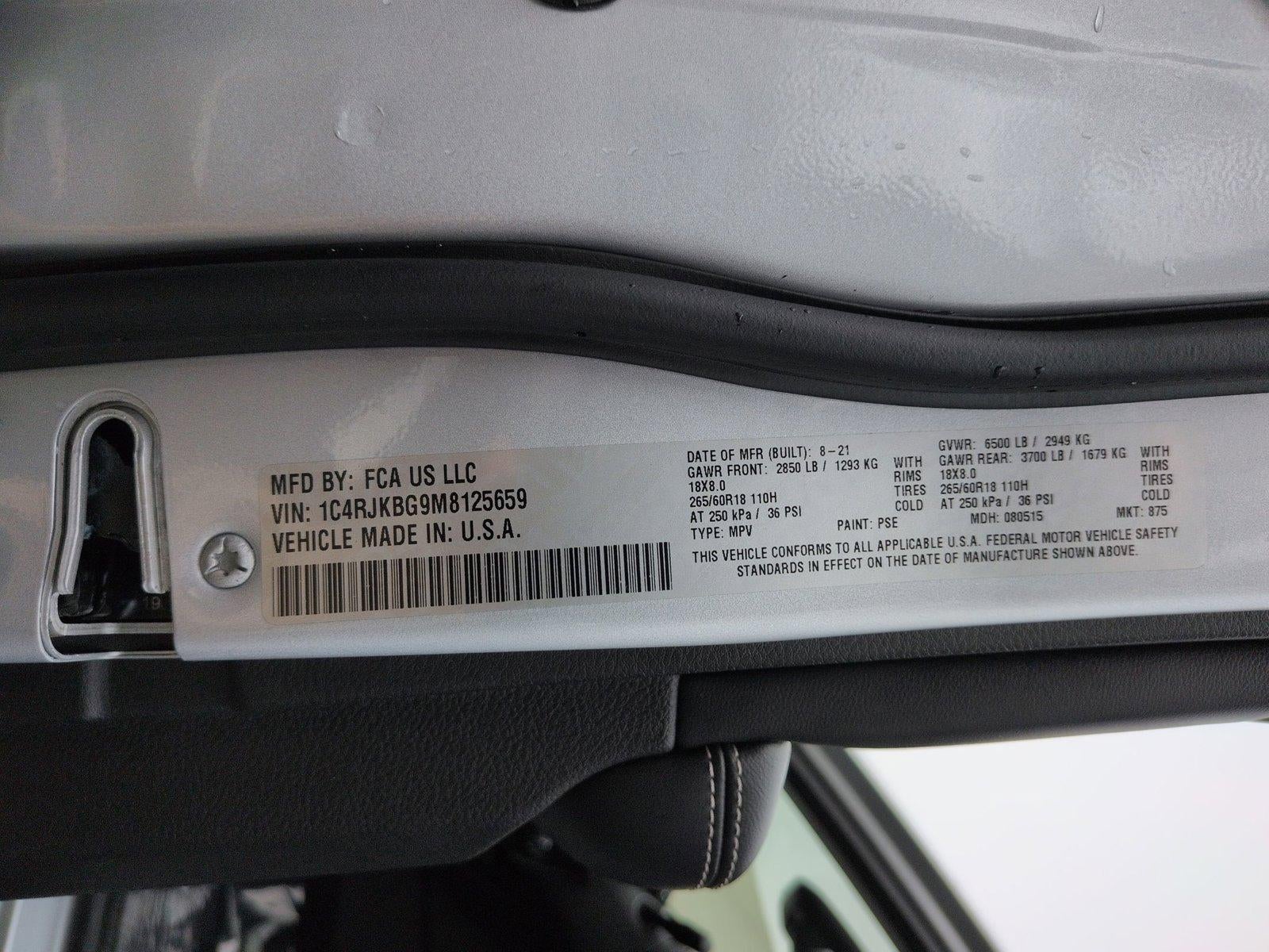 2021 Jeep Grand Cherokee L Limited 4x4