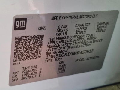 2021 GMC Yukon 4WD 4dr AT4