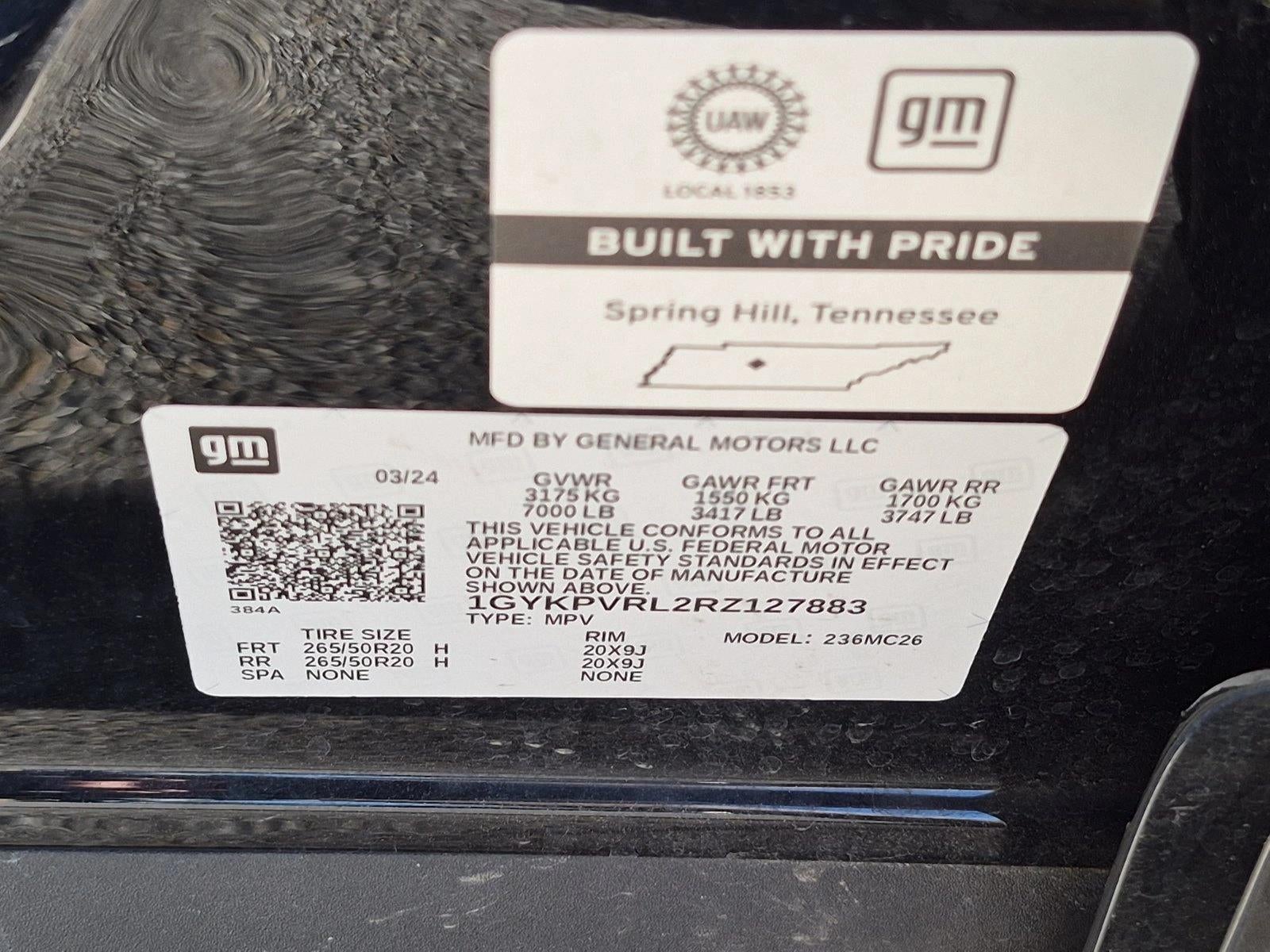 2024 Cadillac LYRIQ 4dr Sport w/1SJ