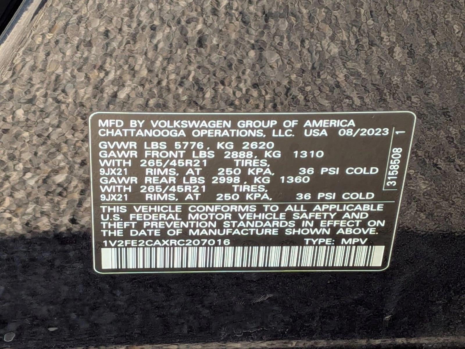 2024 Volkswagen Atlas Cross Sport 2.0T SEL Premium R-Line 4MOTION