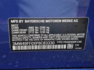 2023 BMW M340i xDrive Sedan
