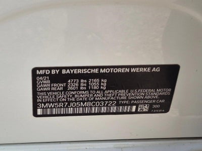2021 BMW 330i xDrive Sedan North America