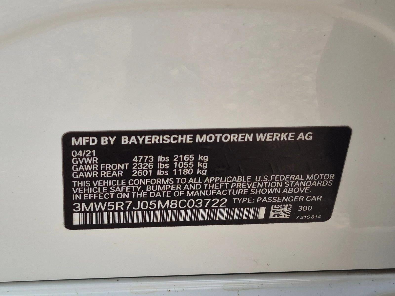 2021 BMW 330i xDrive Sedan North America