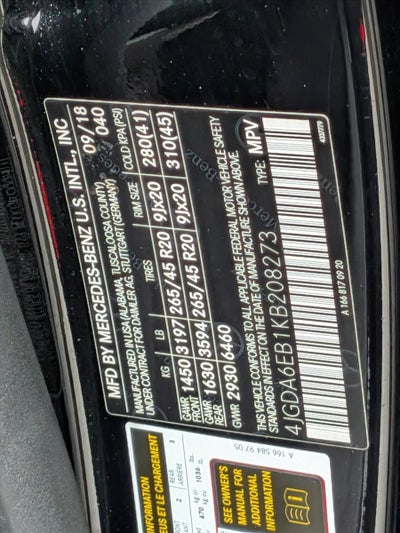 2019 Mercedes-Benz GLE AMG® GLE 43 4MATIC® SUV