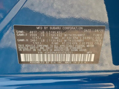 2025 Subaru Crosstrek Wilderness AWD