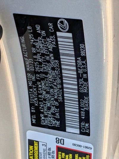 2023 Lexus ES 350 FWD