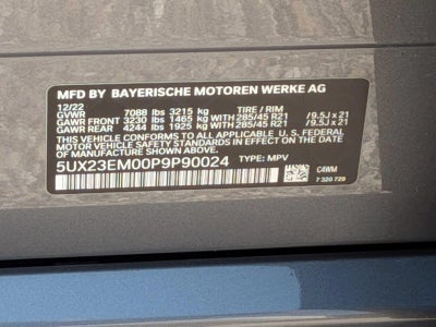 2023 BMW X7 xDrive40i Sports Activity Vehicle