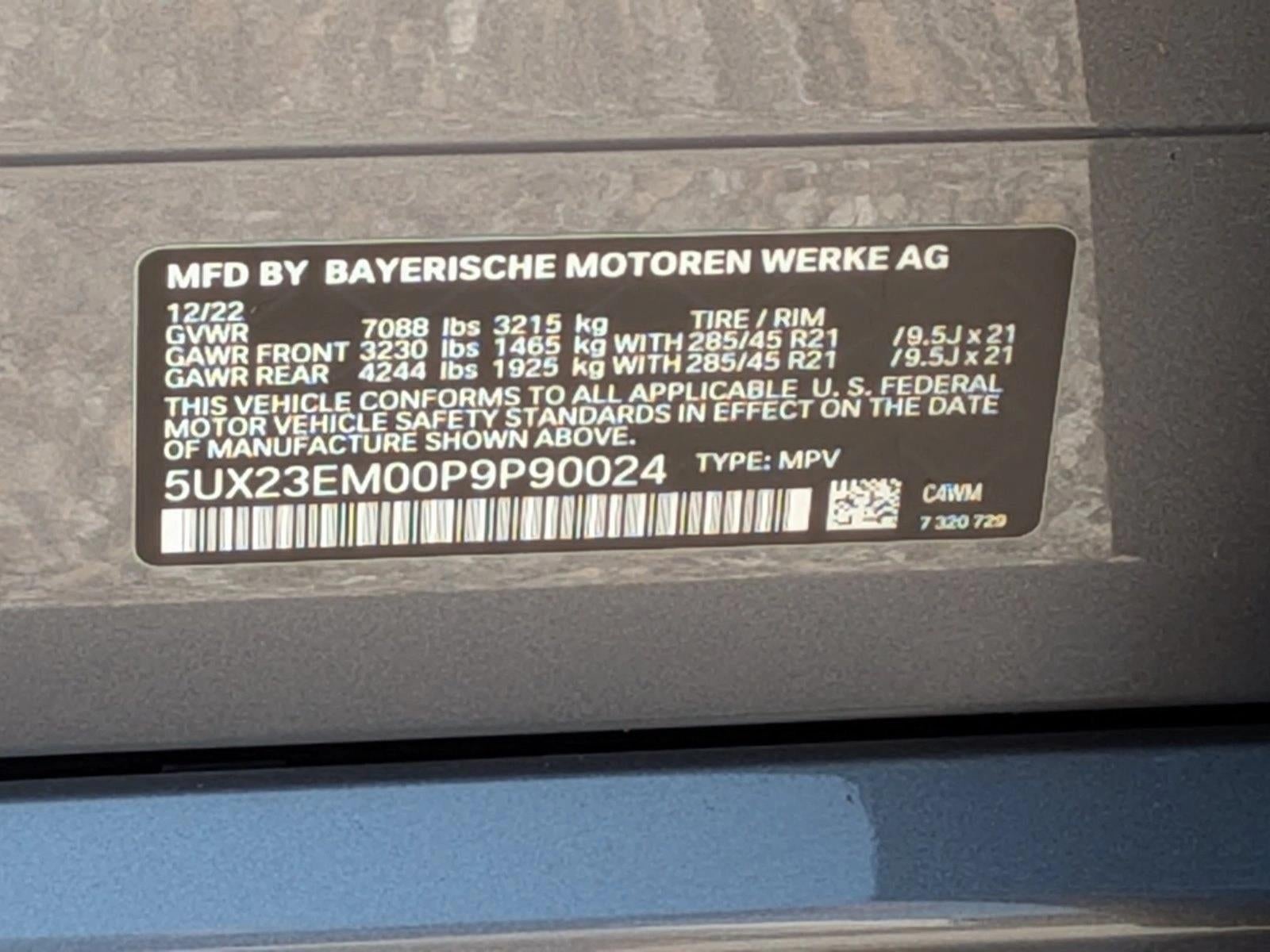 2023 BMW X7 xDrive40i Sports Activity Vehicle
