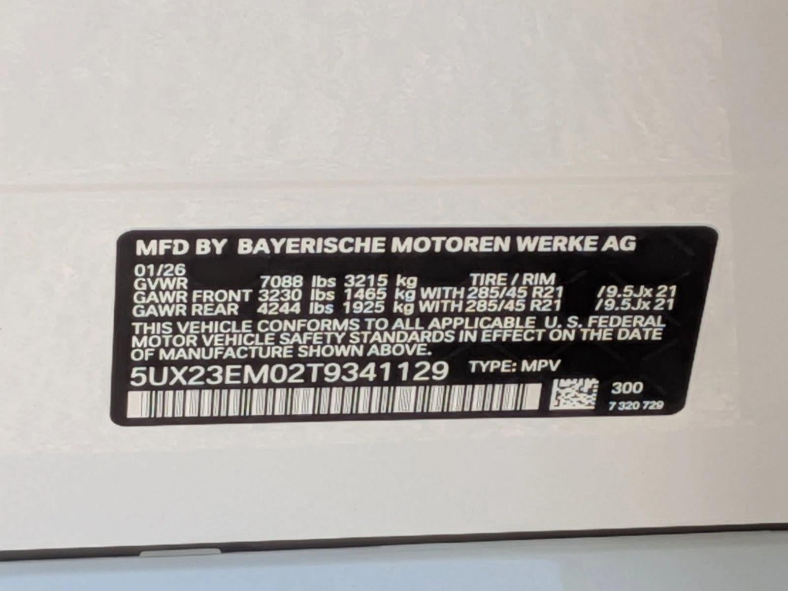 2026 BMW X7 xDrive40i Sports Activity Vehicle