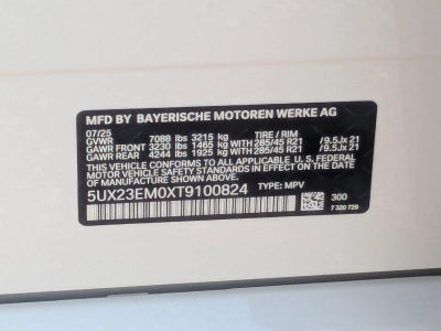 2026 BMW X7 xDrive40i Sports Activity Vehicle