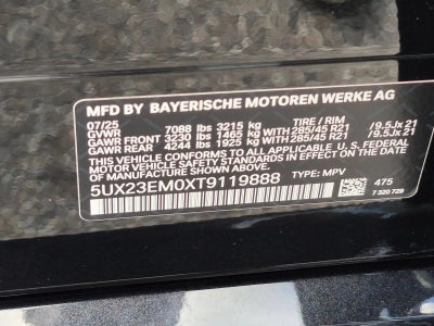 2026 BMW X7 xDrive40i Sports Activity Vehicle
