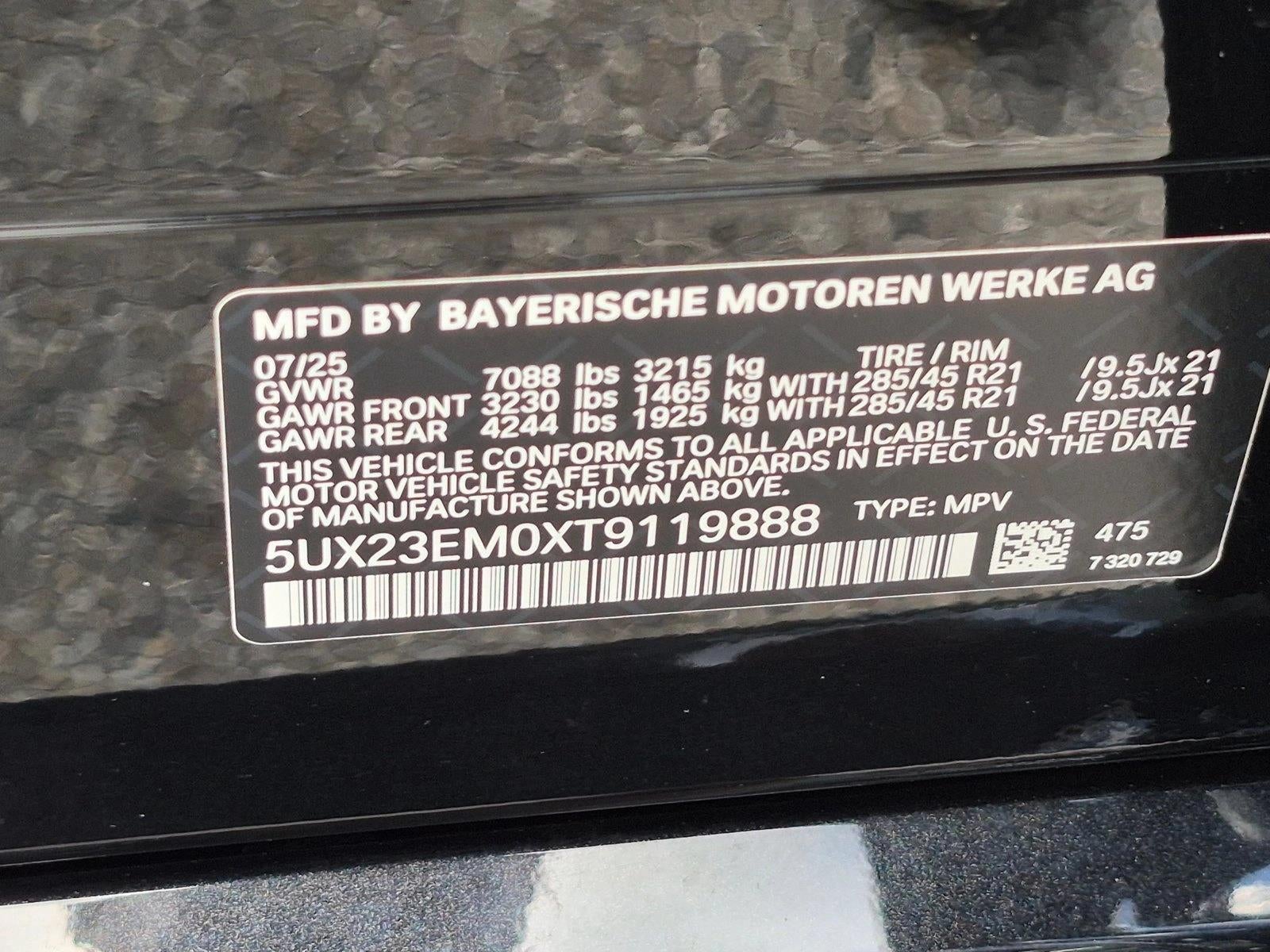 2026 BMW X7 xDrive40i Sports Activity Vehicle