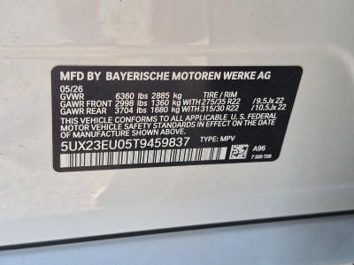 2026 BMW X5 xDrive40i Sports Activity Vehicle