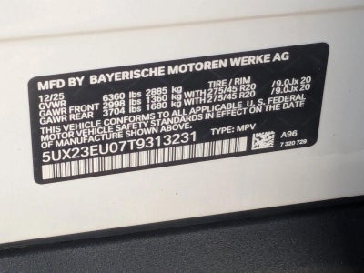 2026 BMW X5 xDrive40i Sports Activity Vehicle