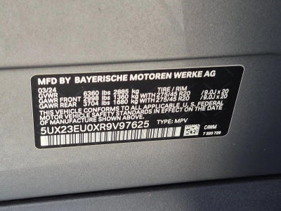 2024 BMW X5 xDrive40i Sports Activity Vehicle