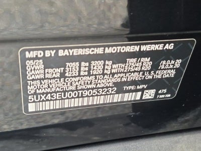 2026 BMW X5 xDrive50e Plug-In Hybrid