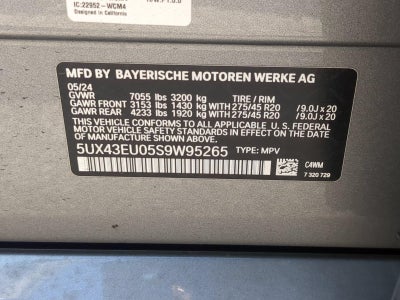 2025 BMW X5 xDrive50e Plug-In Hybrid