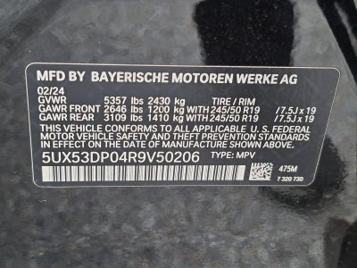 2024 BMW X3 xDrive30i Sports Activity Vehicle