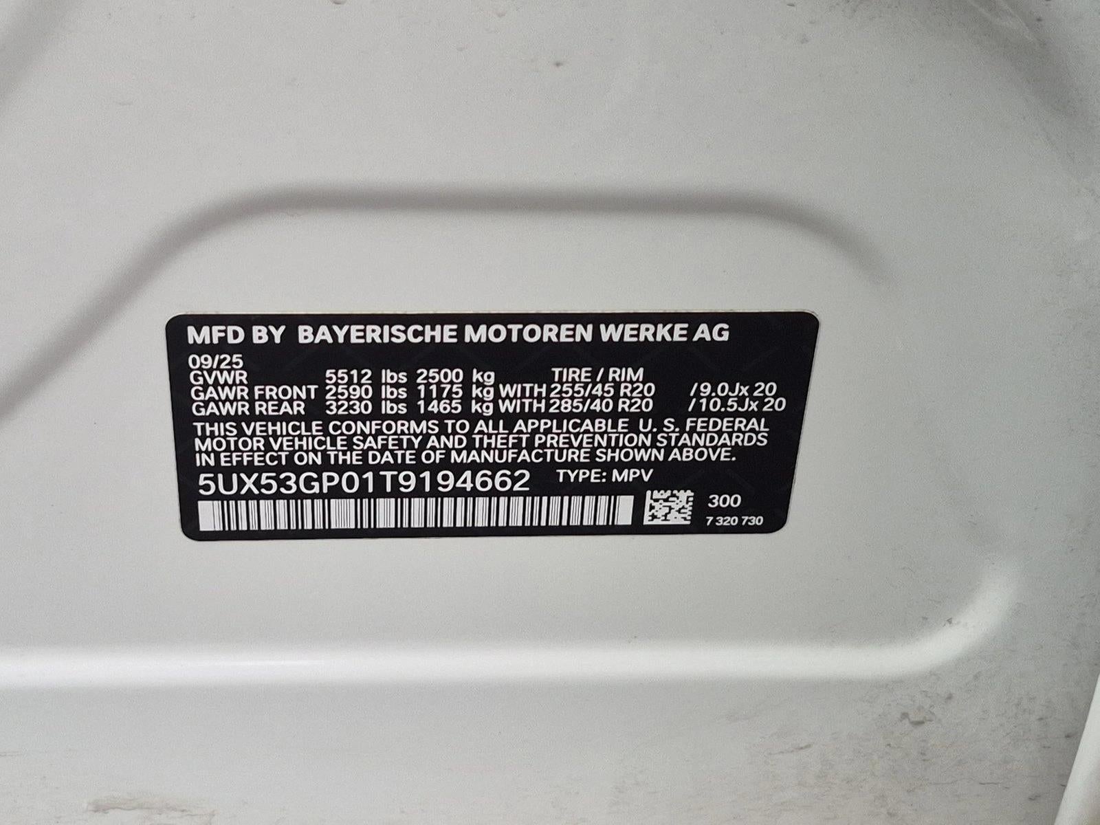2026 BMW X3 30 xDrive Sports Activity Vehicle