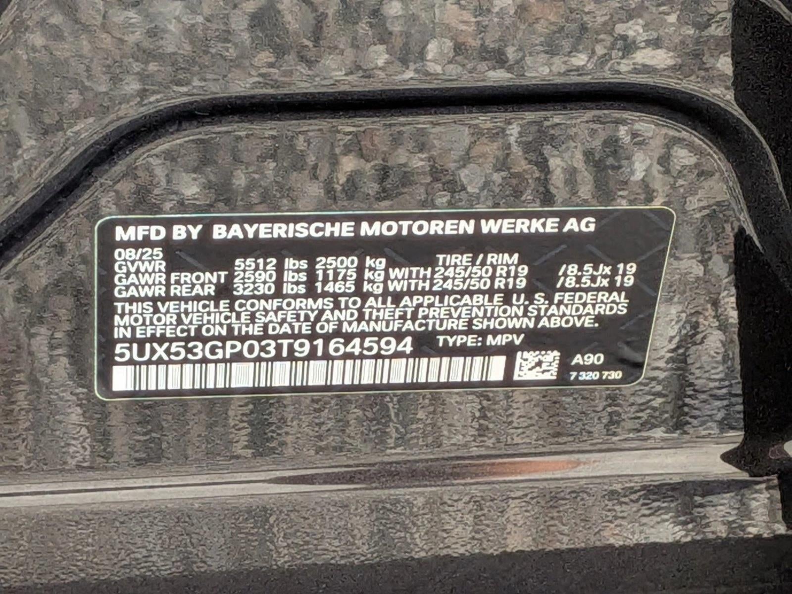 2026 BMW X3 30 xDrive Sports Activity Vehicle